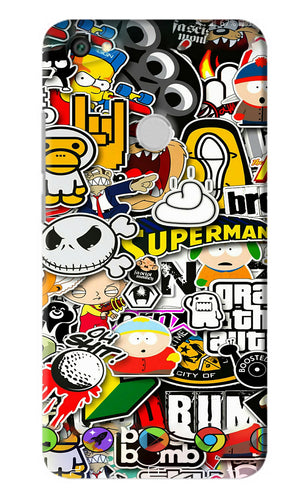 Sticker Bomb Xiaomi Redmi Y1 Back Skin Wrap