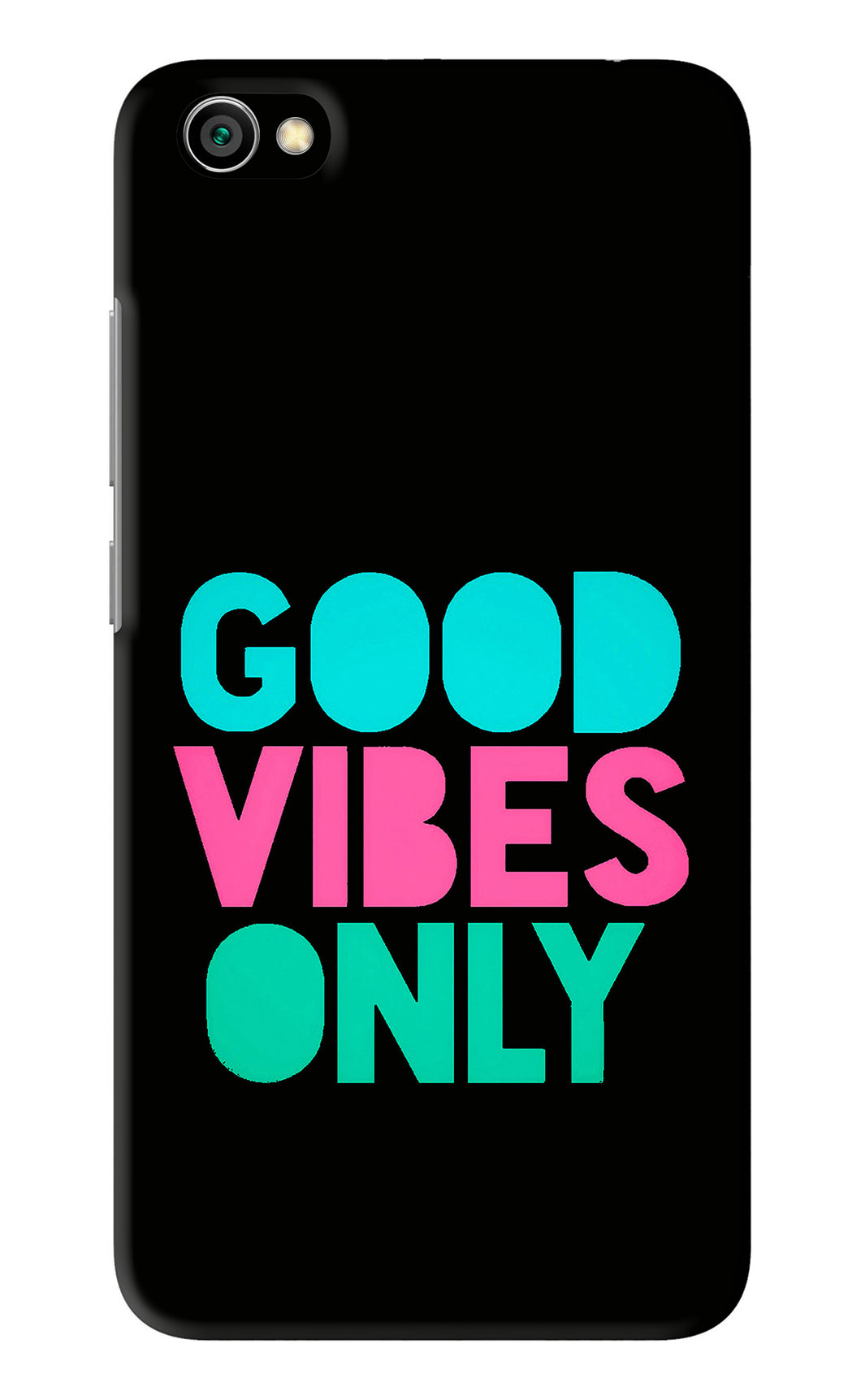 Quote Good Vibes Only Xiaomi Redmi Y1 Lite Back Skin Wrap