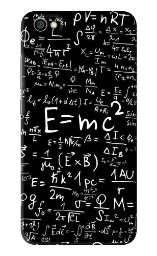 Physics Albert Einstein Formula Xiaomi Redmi Y1 Lite Back Skin Wrap