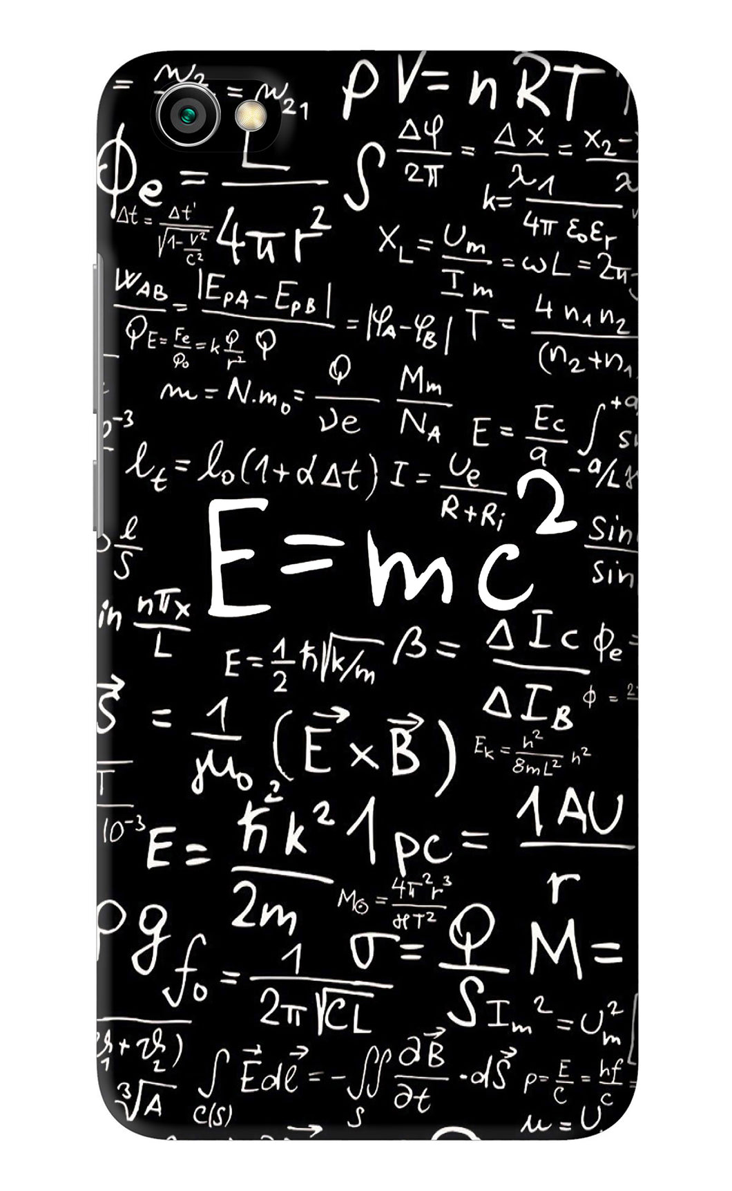 Physics Albert Einstein Formula Xiaomi Redmi Y1 Lite Back Skin Wrap