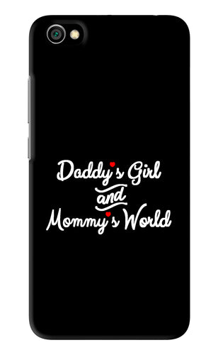 Daddy's Girl and Mommy's World Xiaomi Redmi Y1 Lite Back Skin Wrap