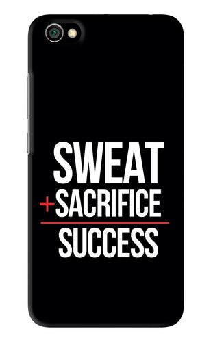 Sweat Sacrifice Success Xiaomi Redmi Y1 Lite Back Skin Wrap
