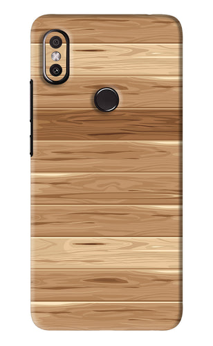 Wooden Vector Xiaomi Redmi Y2 Back Skin Wrap