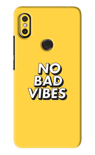 No Bad Vibes Xiaomi Redmi Y2 Back Skin Wrap