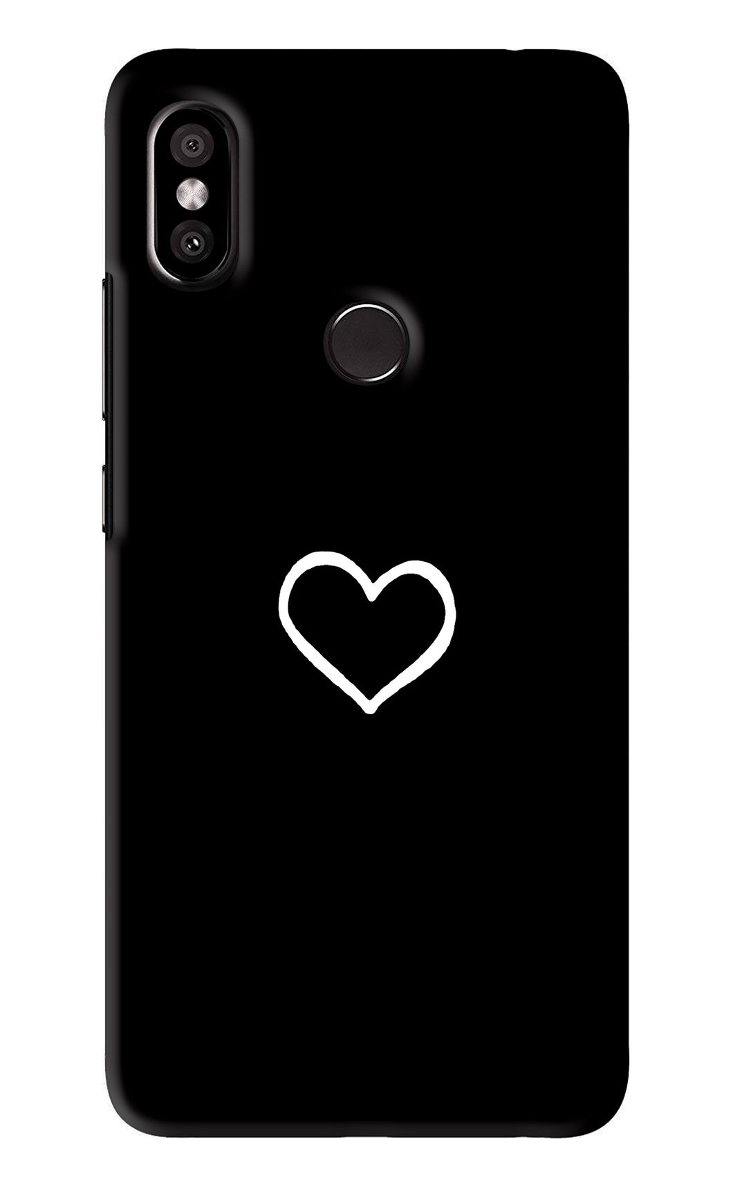 Heart Xiaomi Redmi Y2 Back Skin Wrap