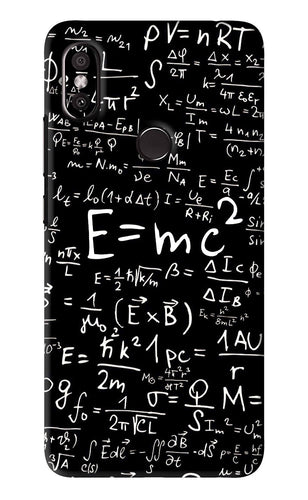 Physics Albert Einstein Formula Xiaomi Redmi Y2 Back Skin Wrap