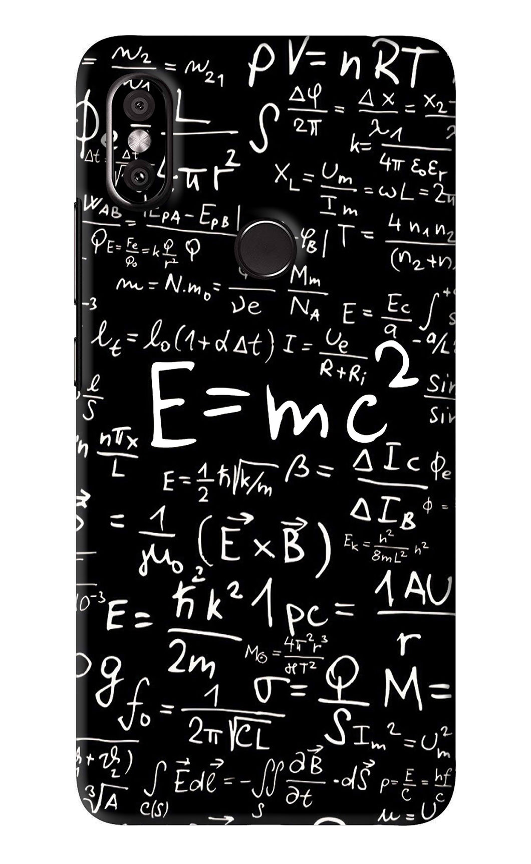 Physics Albert Einstein Formula Xiaomi Redmi Y2 Back Skin Wrap