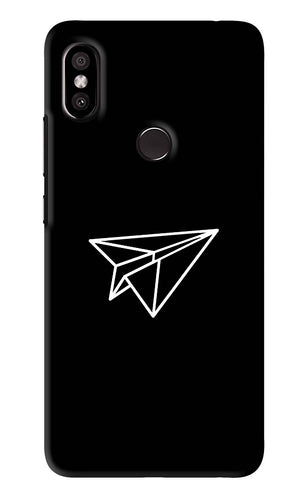 Paper Plane White Xiaomi Redmi Y2 Back Skin Wrap