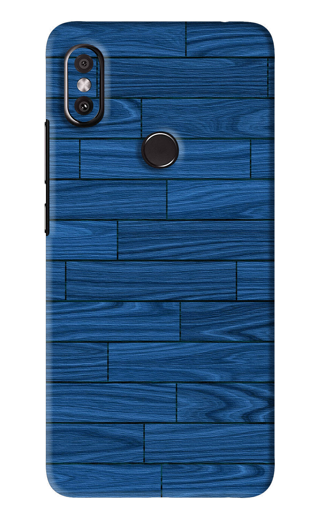Blue Wooden Texture Xiaomi Redmi Y2 Back Skin Wrap