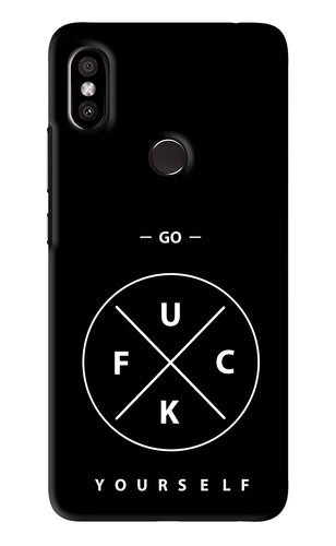Go Fuck Yourself Xiaomi Redmi Y2 Back Skin Wrap