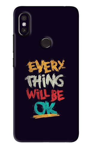 Everything Will Be Ok Xiaomi Redmi Y2 Back Skin Wrap