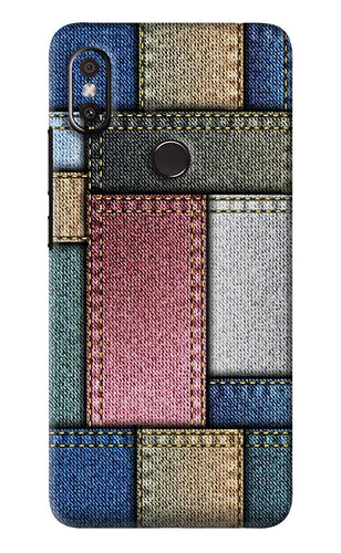 Multicolor Jeans Xiaomi Redmi Y2 Back Skin Wrap