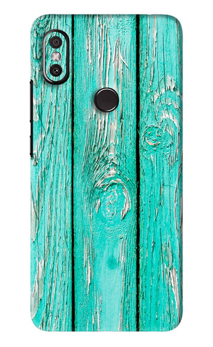 Blue Wood Xiaomi Redmi Y2 Back Skin Wrap