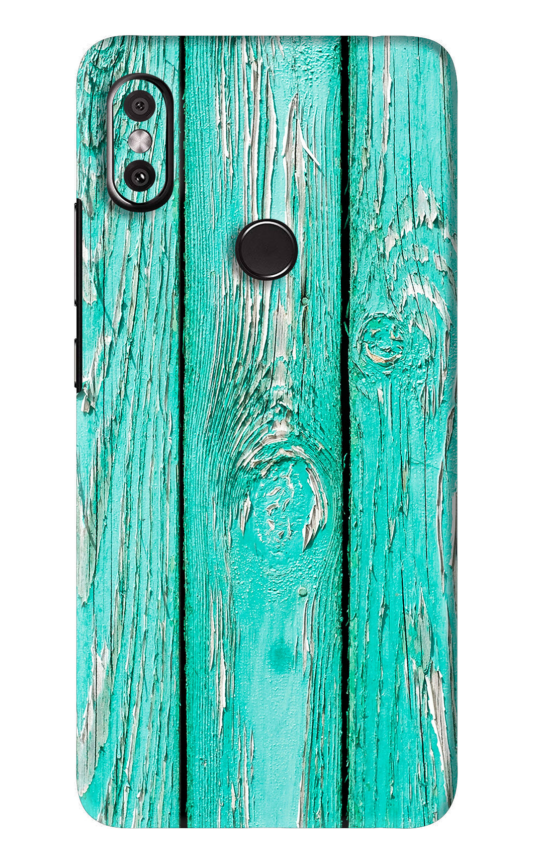 Blue Wood Xiaomi Redmi Y2 Back Skin Wrap