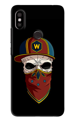 Skull Xiaomi Redmi Y2 Back Skin Wrap