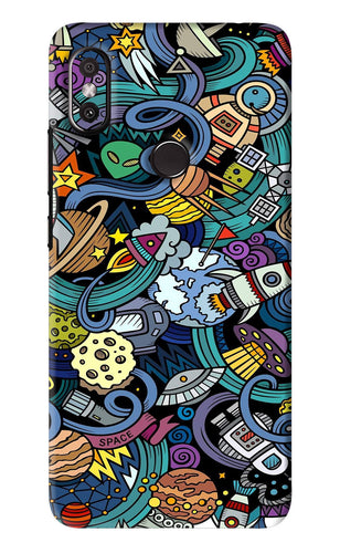 Space Abstract Xiaomi Redmi Y2 Back Skin Wrap
