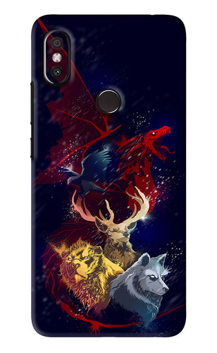 Game Of Thrones Xiaomi Redmi Y2 Back Skin Wrap