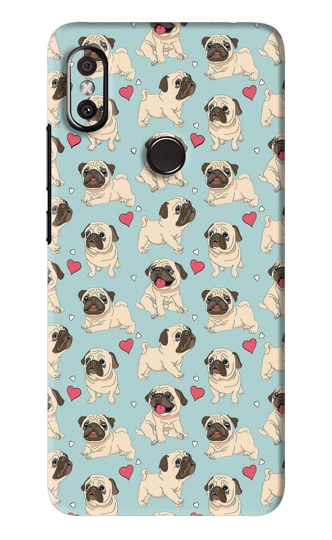 Pug Dog Xiaomi Redmi Y2 Back Skin Wrap