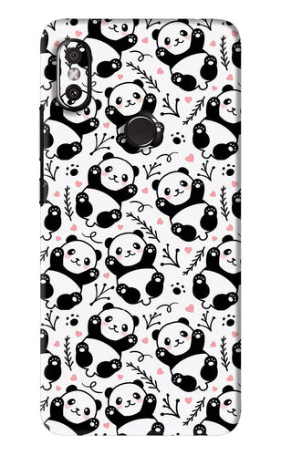 Cute Panda Xiaomi Redmi Y2 Back Skin Wrap