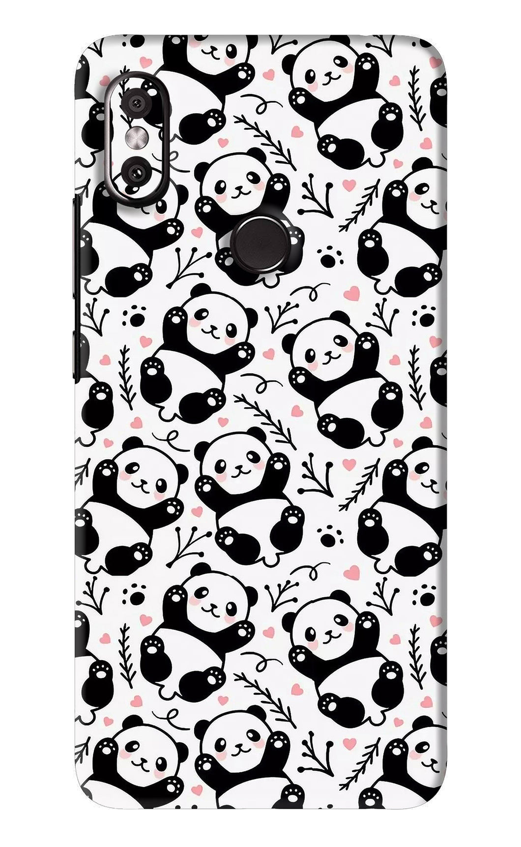 Cute Panda Xiaomi Redmi Y2 Back Skin Wrap