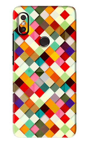 Geometric Abstract Colorful Xiaomi Redmi Y2 Back Skin Wrap