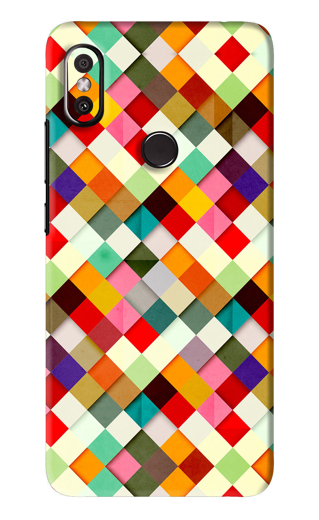 Geometric Abstract Colorful Xiaomi Redmi Y2 Back Skin Wrap