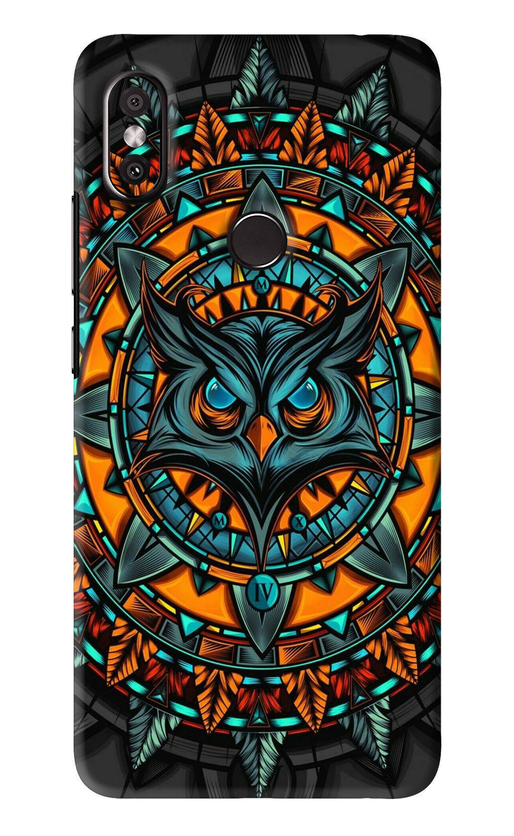 Angry Owl Art Xiaomi Redmi Y2 Back Skin Wrap