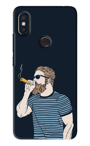 Smoking Xiaomi Redmi Y2 Back Skin Wrap