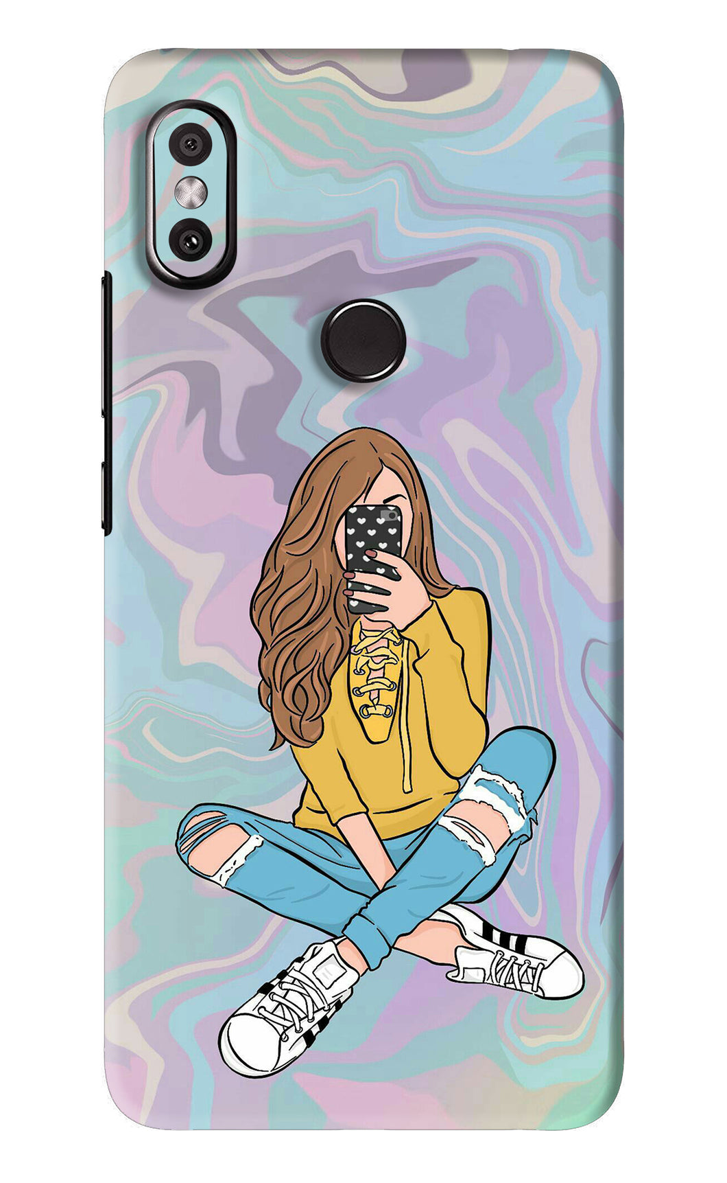 Selfie Girl Xiaomi Redmi Y2 Back Skin Wrap