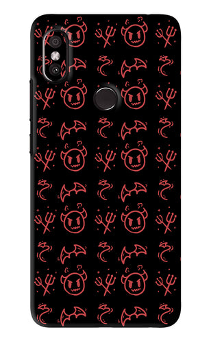 Devil Xiaomi Redmi Y2 Back Skin Wrap