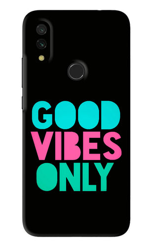 Quote Good Vibes Only Xiaomi Redmi Y3 Back Skin Wrap