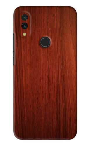 Wooden Plain Pattern Xiaomi Redmi Y3 Back Skin Wrap