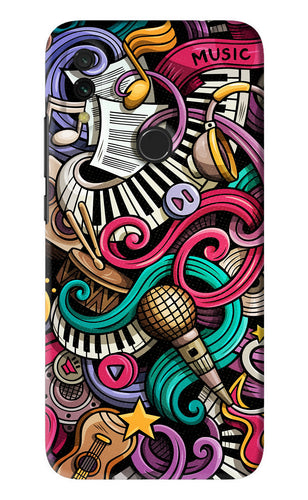 Music Abstract Xiaomi Redmi Y3 Back Skin Wrap