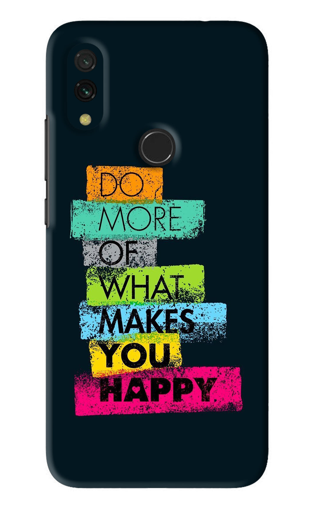 Do More Of What Makes You Happy Xiaomi Redmi Y3 Back Skin Wrap