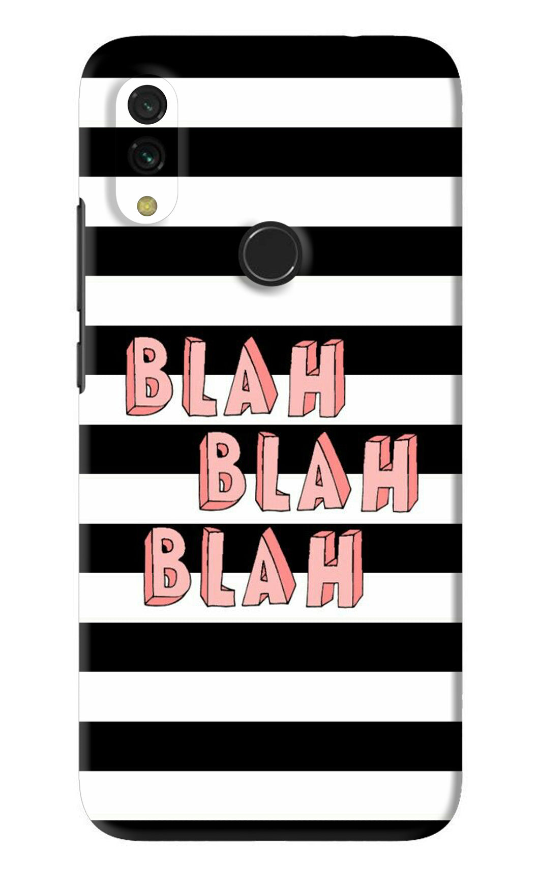 Blah Blah Blah Xiaomi Redmi Y3 Back Skin Wrap