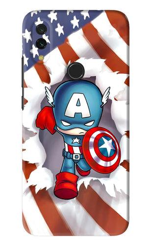 Captain America Xiaomi Redmi Y3 Back Skin Wrap