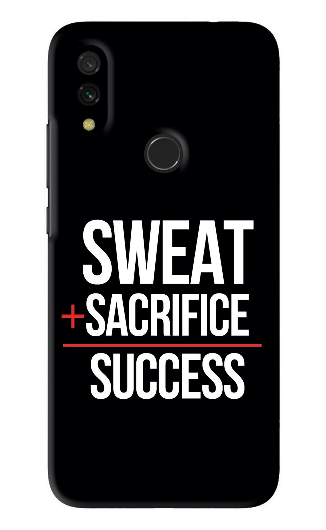 Sweat Sacrifice Success Xiaomi Redmi Y3 Back Skin Wrap