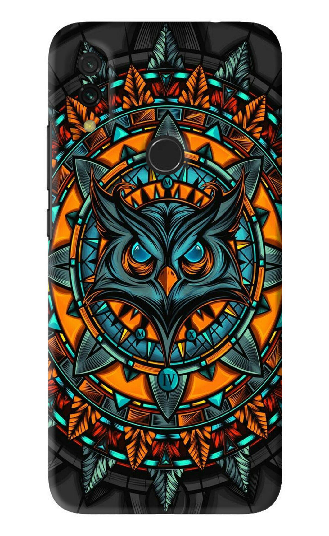 Angry Owl Art Xiaomi Redmi Y3 Back Skin Wrap