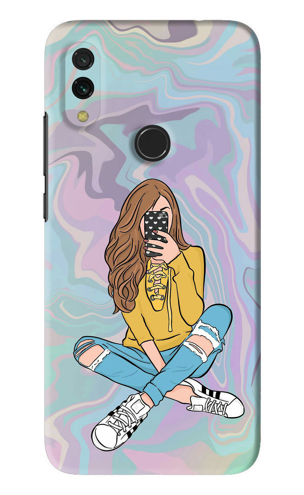 Selfie Girl Xiaomi Redmi Y3 Back Skin Wrap
