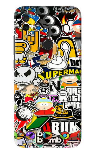 Sticker Bomb Xiaomi Redmi Y3 Back Skin Wrap