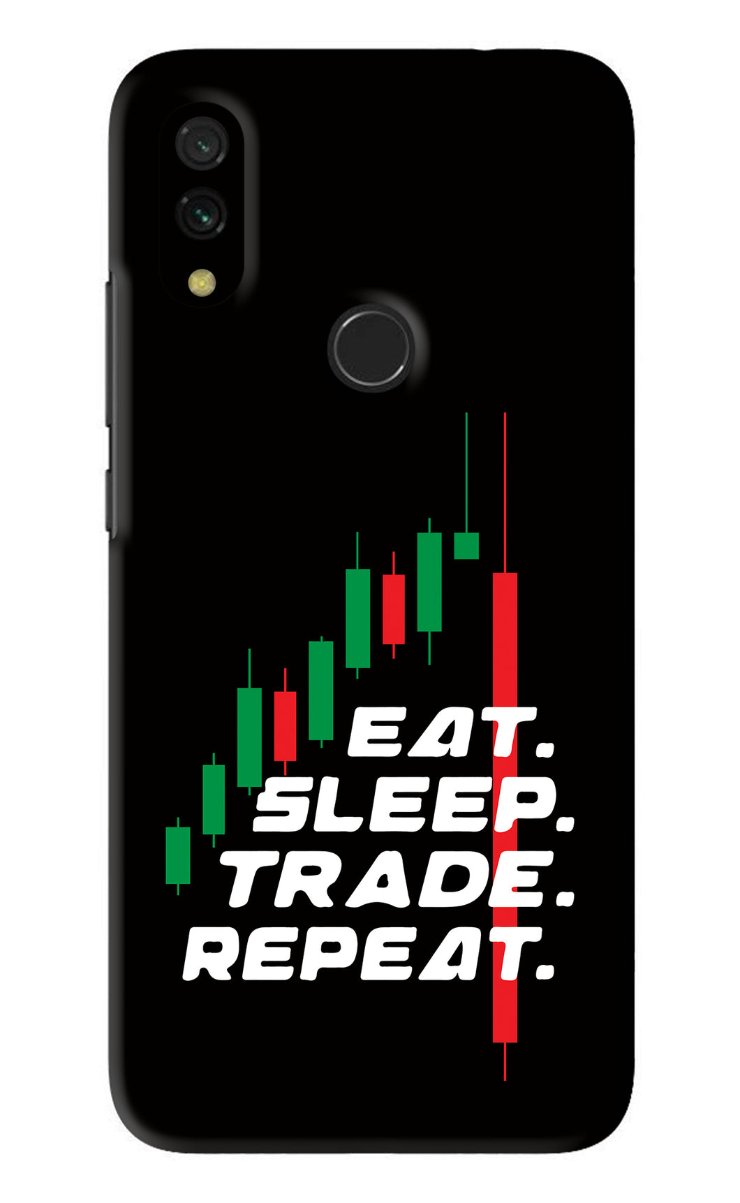 Eat Sleep Trade Repeat Xiaomi Redmi Y3 Back Skin Wrap