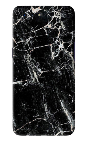 Black Marble Texture 1 Oppo A3S Back Skin Wrap