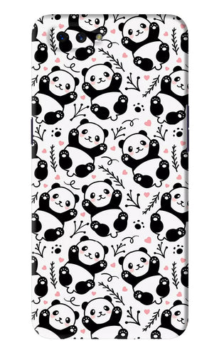 Cute Panda Oppo A3S Back Skin Wrap