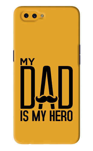 My Dad Is My Hero Oppo A3S Back Skin Wrap