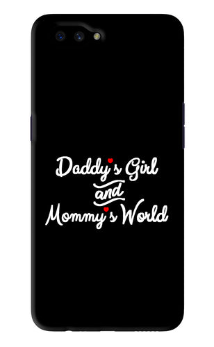 Daddy's Girl and Mommy's World Oppo A3S Back Skin Wrap