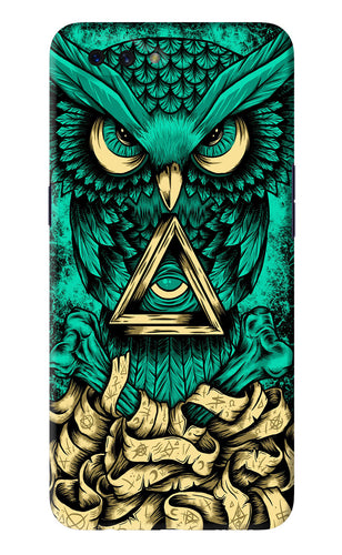 Green Owl Oppo A3S Back Skin Wrap