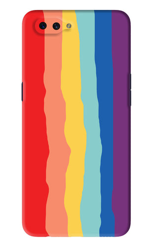 Rainbow Oppo A3S Back Skin Wrap