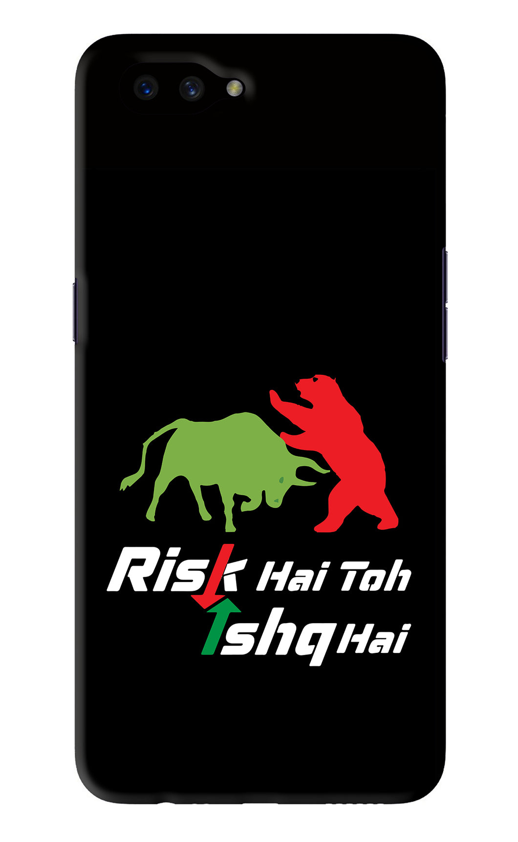 Risk Hai Toh Ishq Hai Oppo A3S Back Skin Wrap
