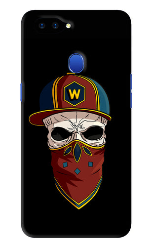 Skull Oppo A5 Back Skin Wrap
