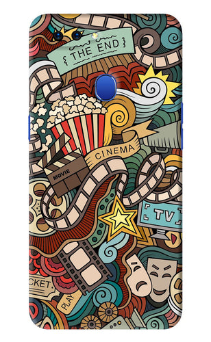 Cinema Abstract Oppo A5 Back Skin Wrap